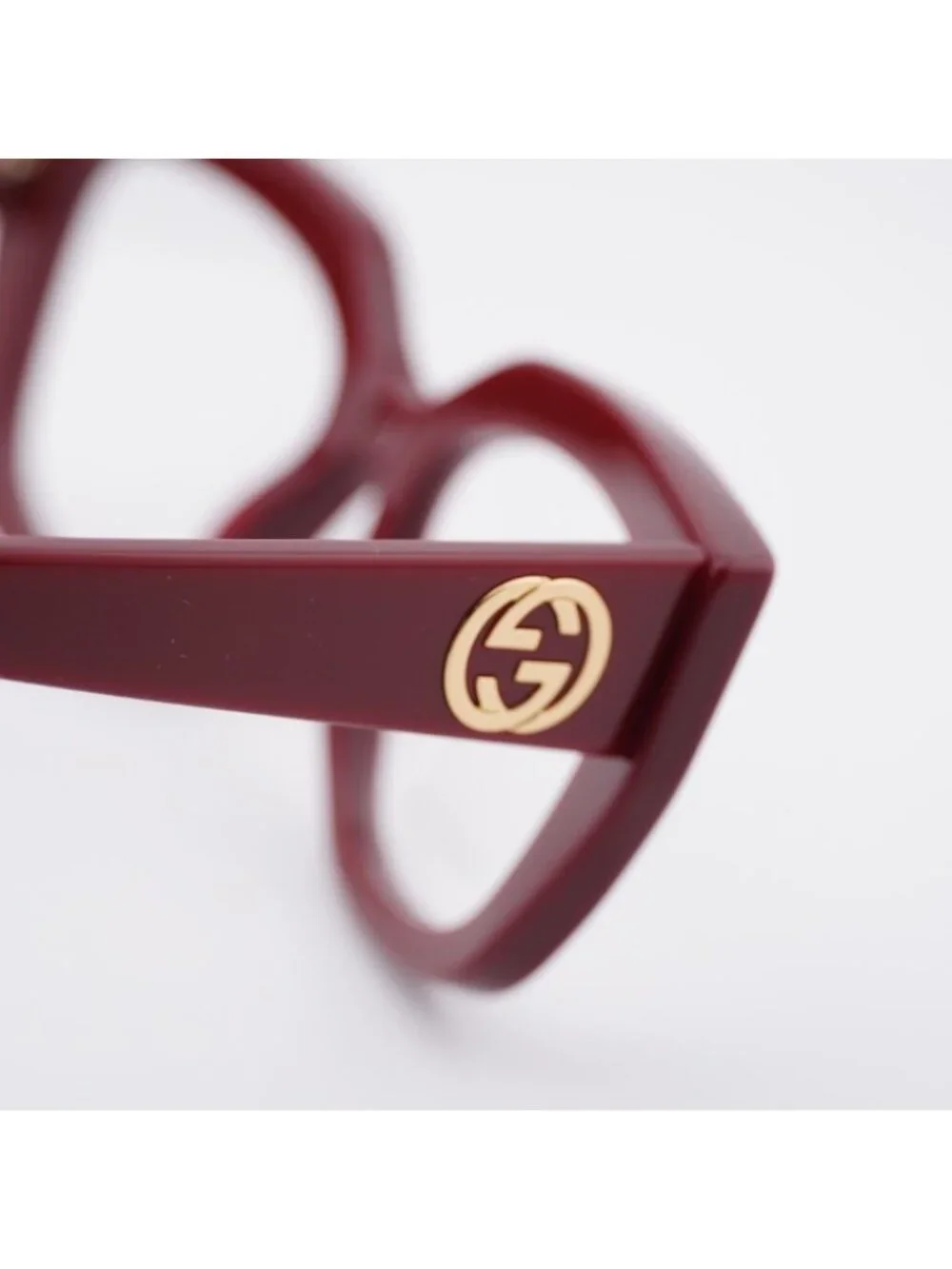 Gucci GG1847O 003 Eyeglasses Bordeaux 53mm Cat Eye Frame